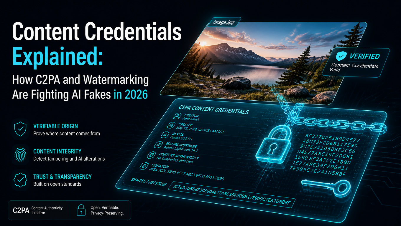 Content Credentials Explained: How C2PA and Watermarking Are Fighting AI Fakes in 2026