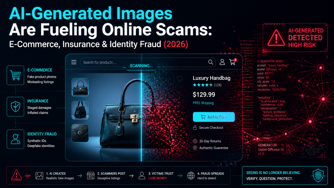 AI-Generated Images Are Fueling Online Scams: E-Commerce, Insurance & Identity Fraud (2026)